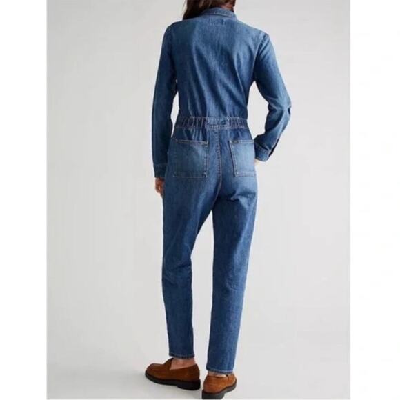 NEW Lee x Free People modern vintage Union alls denim jumpsuit - Picture 2 of 14